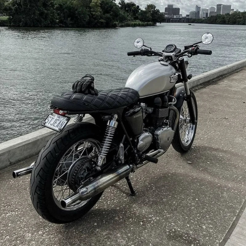 Triumph Bonville Seat- Skinny Black (The Mamba)