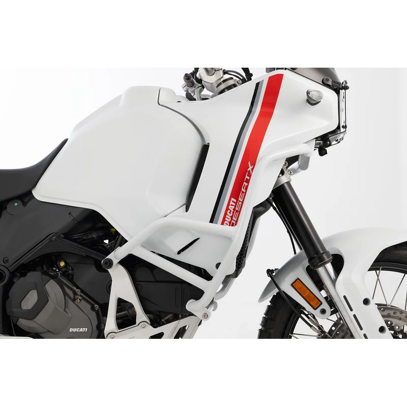 Ducati Desert X Protection - Tank Guard (White) - Fits Standard Protection Plate ( Not with Off road)