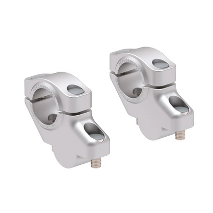 HANDLEBAR RISER - 30mm UP & 21mm PULL (4240-VF3021) - Silver