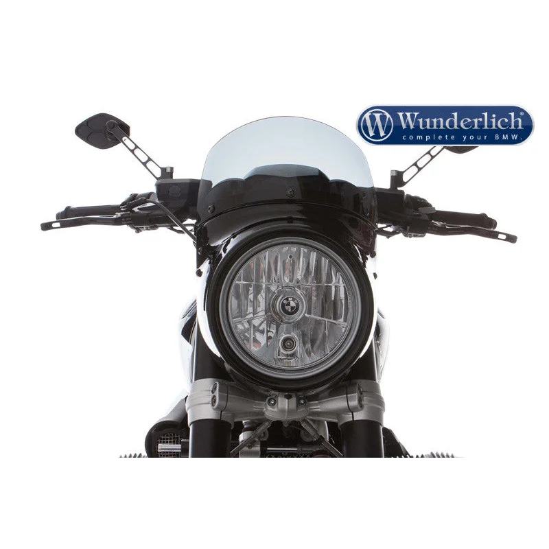 BMW R NineT Screens - Vintage Screen (H:120mm) - Smoked Grey