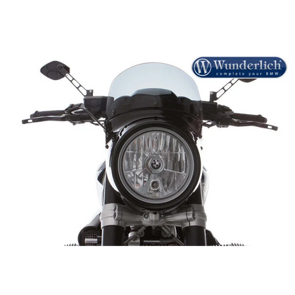 BMW R NineT Screens - Vintage Screen (H:120mm) - Smoked Grey