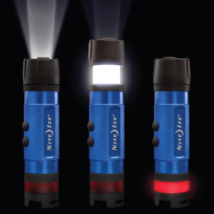 RADIANT 3-IN-1 LED MINI FLASHLIGHT - Black