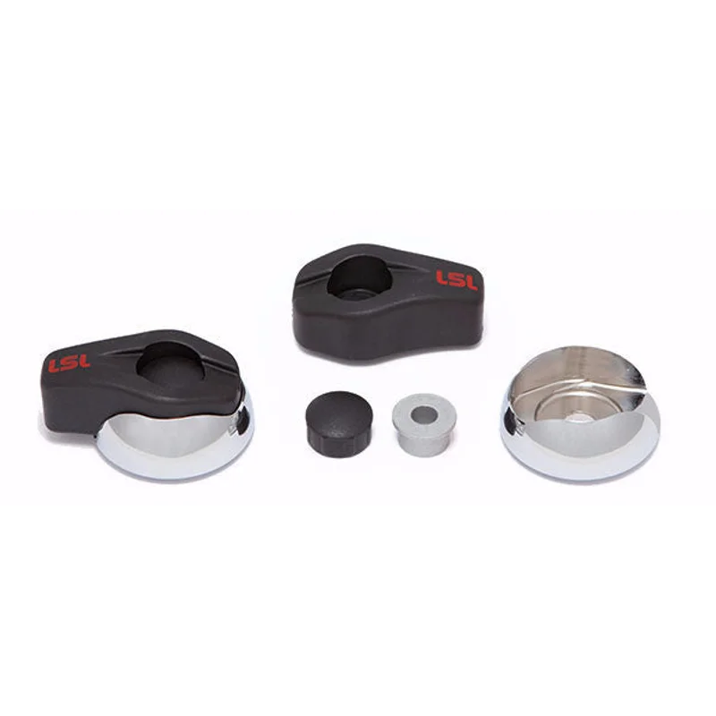 Crash Pad Heads for LSL Frame Sliders - Chromed