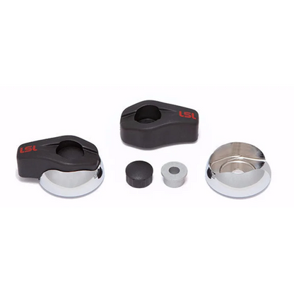 Crash Pad Heads for LSL Frame Sliders - Chromed