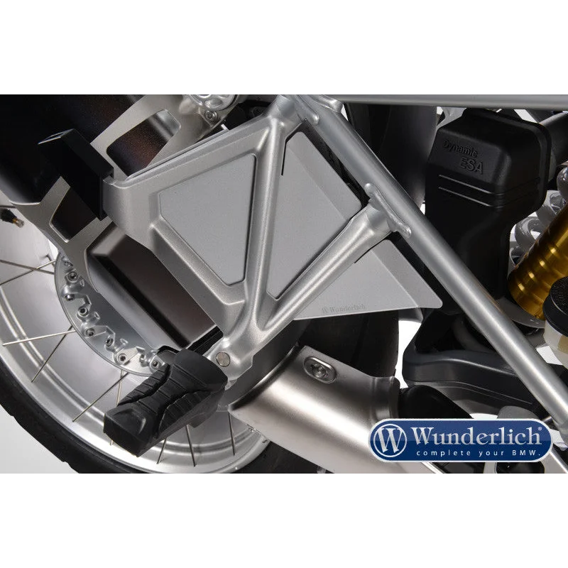 BMW R Series GS Protection - Passenger Seat Recess Cover - Silver