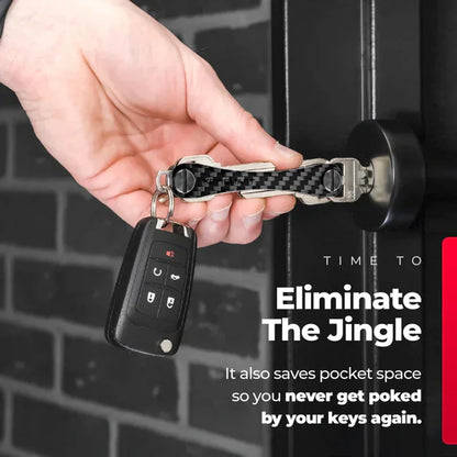 KeySmart® - Original Compact Key Organizer - Carbon Fiber 3k