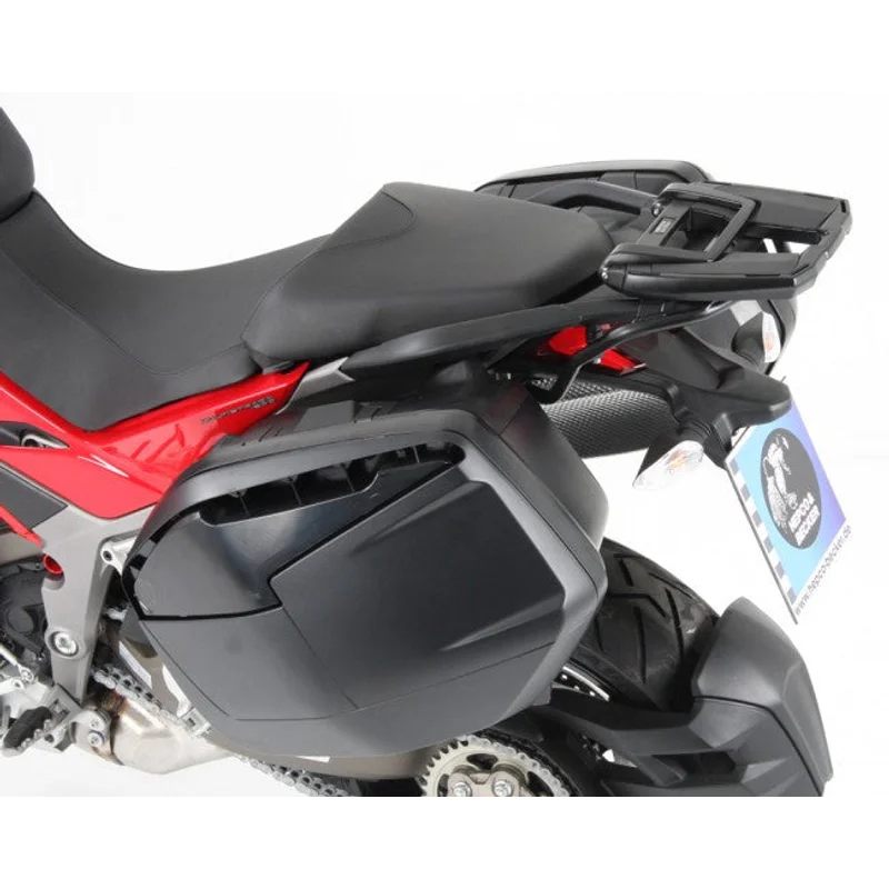 Ducati Multistrada Carrier - For Topcases - Alu Rack (Fixed Hinge)