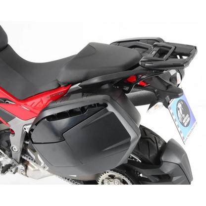 Ducati Multistrada Carrier - For Topcases - Alu Rack (Fixed Hinge)