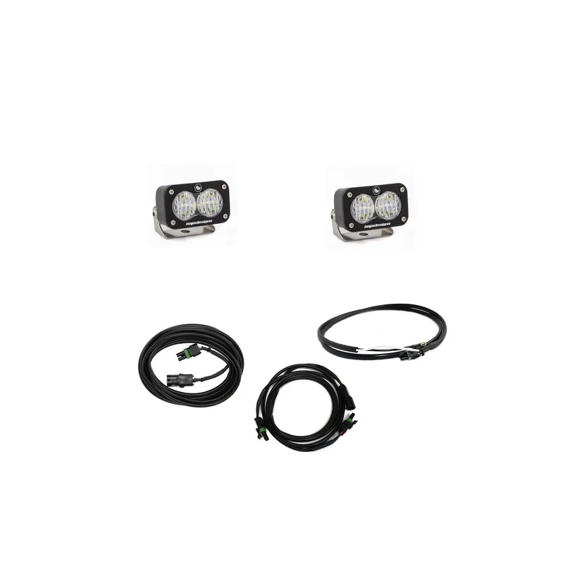 JEEP WRANGLER OE RUBICON OR SAHARA BUMPER DUAL REVERSE LIGHT KIT - ONX6+ 50 INCH - Clear / Upfitter