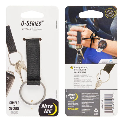 O-SERIES KEYCHAIN - Stainless Steel