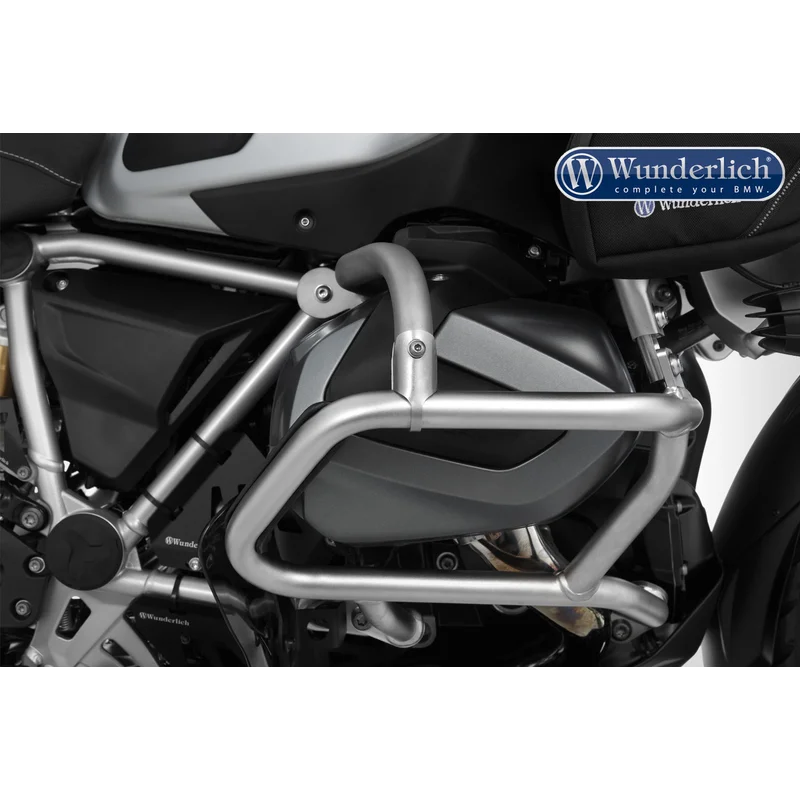 BMW R1250GSA Protection - Reinforcement Bar (OEM Engine Bar) - GSA OEM BAR TO FRAME (SS)