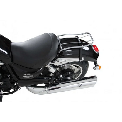 Triumph Rocket 3 (13-19) Carrier - Rear RackSolo (Optional backrest) - Chrome - Solo rack with backrest