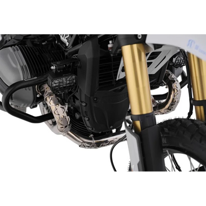 BMW R 12 Protection - DAKAR Header Pipe Guard - Silver