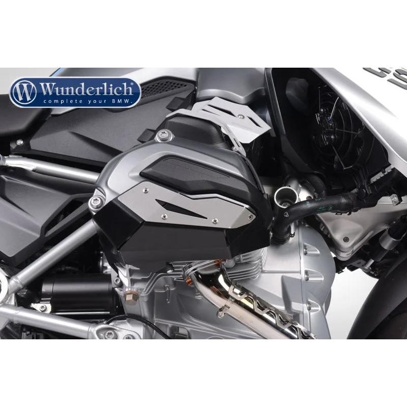 BMW R Series Protection - Valve Cover & Cylinder (Dakar) - Silver