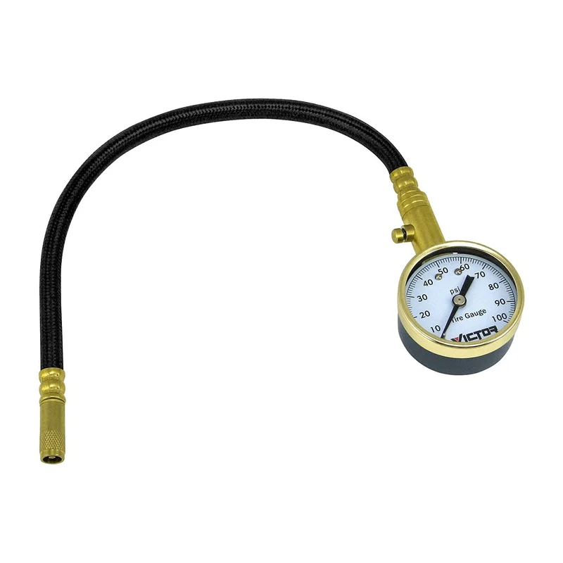 Tyre Pressure Gauge Analog Pro (0-100PSI) Long