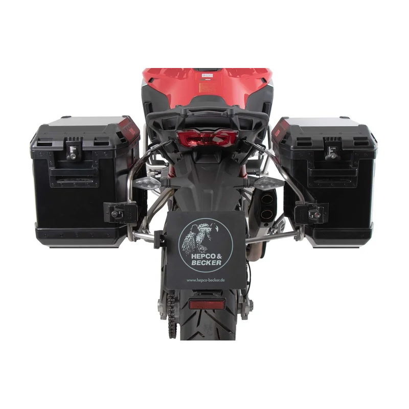 Ducati Multistrada V4 Luggage - Xplorer Cutout - Silver