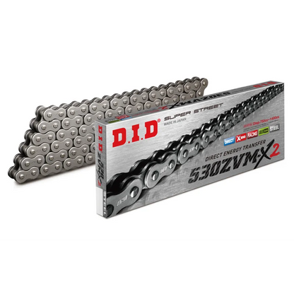 Chain 530 Pitch x 118 links (ZVMX2) - ZVM-X2 (Rivet Type) / Gold