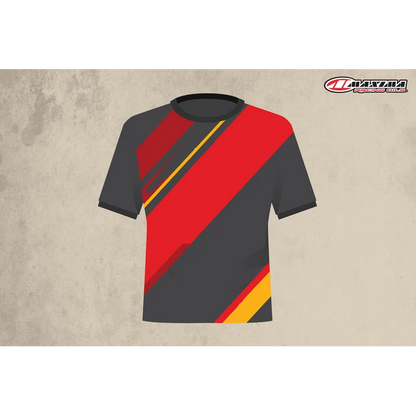 Maxima Racing T-Shirts printed -Black - 2XL (Chest 122 Cm)