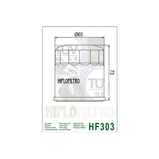 Oil Filter 303 - Hiflo (Race) - High Performance