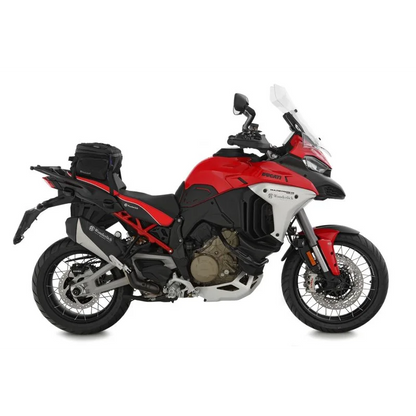 DUCATI Multistrada V4 Ergonomics -"Active Comfort" Rider Seat - Black-Red / Standard