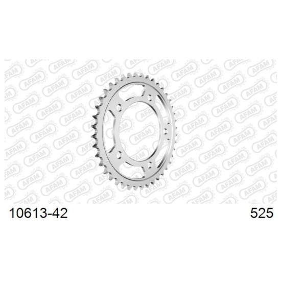 Afam 10613-42 Rear Sprocket - 42 Teeth