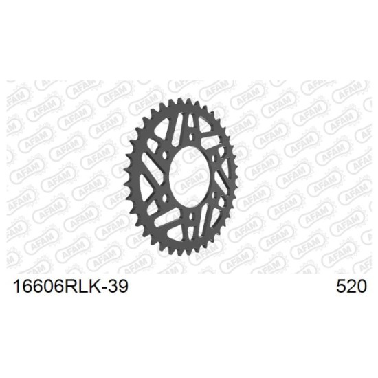 Afam 16606RLK-39 Rear Sprocket - 39 Teeth