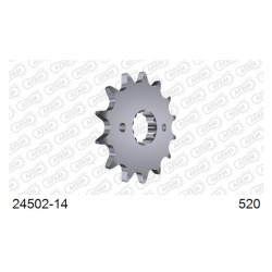 Afam 24502-14 Front Sprocket - 14 Teeth