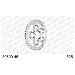 Afam 50800-45 Rear Sprocket - 45 Teeth