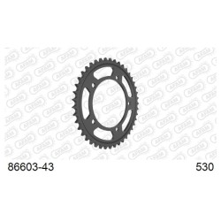 Afam 86603-43 Rear Sprocket - 43 Teeth