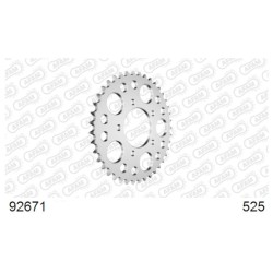 Afam 92671-44 Rear Sprocket - 44 Teeth