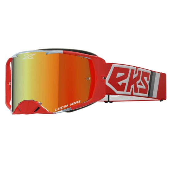 EKS Brand Lucid Goggle Race Red - Red Mirror Lens