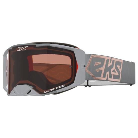 EKS Brand Lucid Goggle Grey Copper - Auburn Afterburner Lens