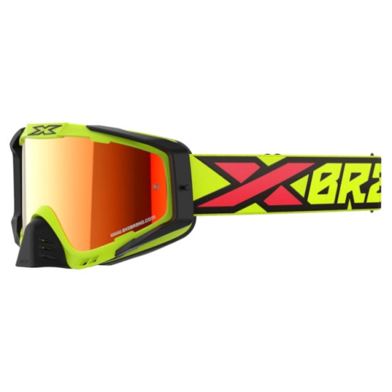 EKS-S Goggle Flo Yellow/Black/Fire Red