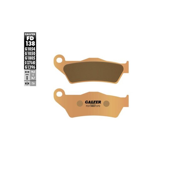 Galfer FD138G1370 Sintered Brake Pads