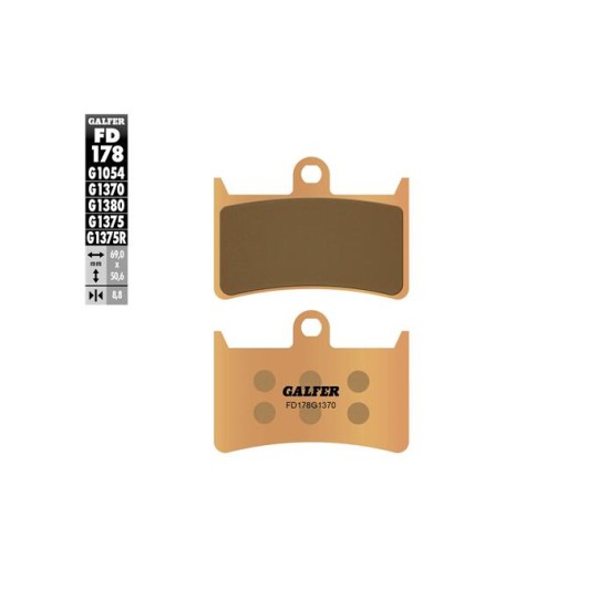 Galfer FD178G1370 Sintered Brake Pads