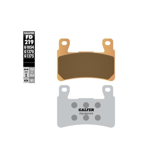 Galfer FD219G1375 Sintered Brake Pads