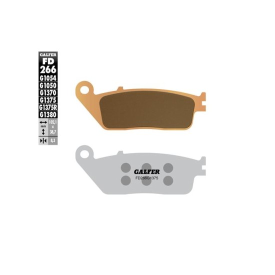 Galfer FD266G1375 Sintered Brake Pads