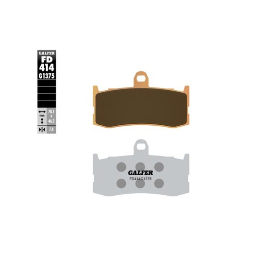 Galfer FD414G1375 Sintered Brake Pads