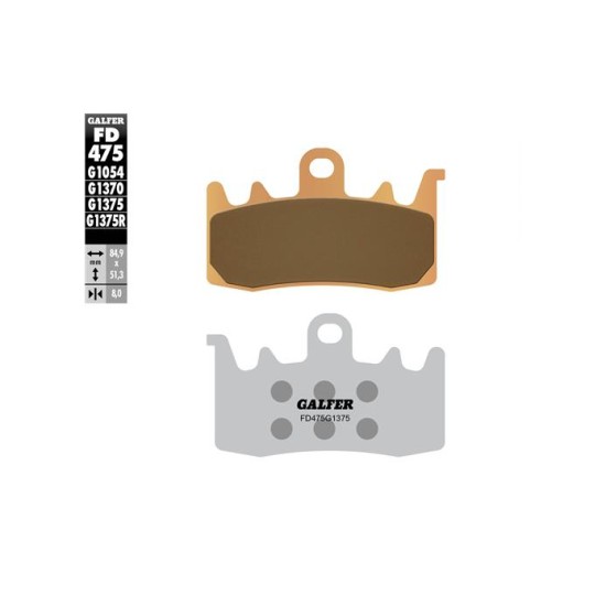 Galfer FD475G1375 Sintered Brake Pads