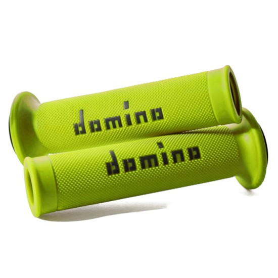 Domino Handlebar Grips A010 - Fluo Yellow/Black