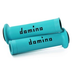 Domino Handlebar Grips A010 - Cyan/Black