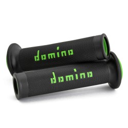 Domino Handlebar Grips A010 - Black/Green