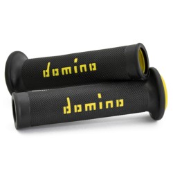 Domino Handlebar Grips A010 - Black/Yellow