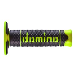 Domino Handlebar Grips A260 - Black/Fluo Yellow