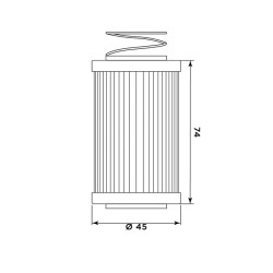 MIW Oil Filter MV21002