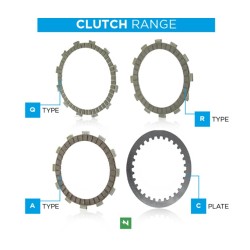 Newfren F1426R Performance Clutch Plates