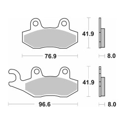 SBS 611LS Sintered Brake Pads