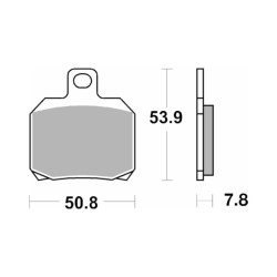 SBS 730LS Sintered Brake Pads