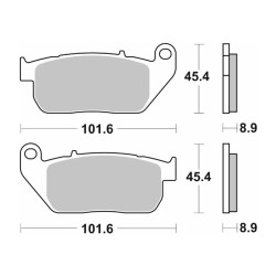 SBS 807H.HS Sintered Brake Pads