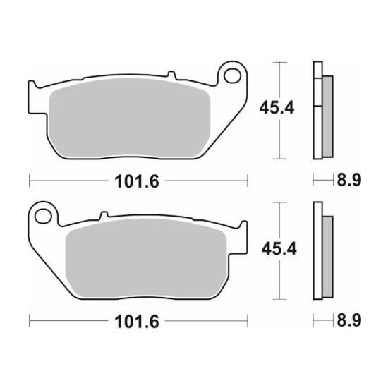 SBS 807H.HS Sintered Brake Pads